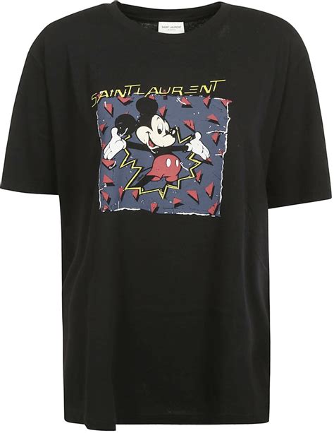 ysl mickey mouse t shirt|Saint Laurent Mickey Mouse Long.